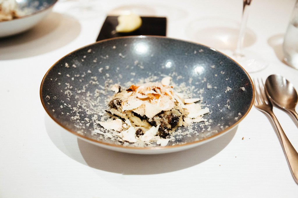 Wild mushroom risoto