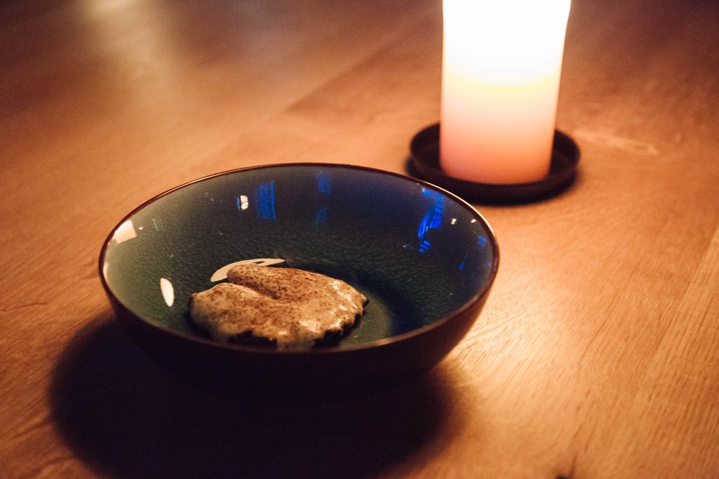 Oyster mushroom, oyster and sea truffle